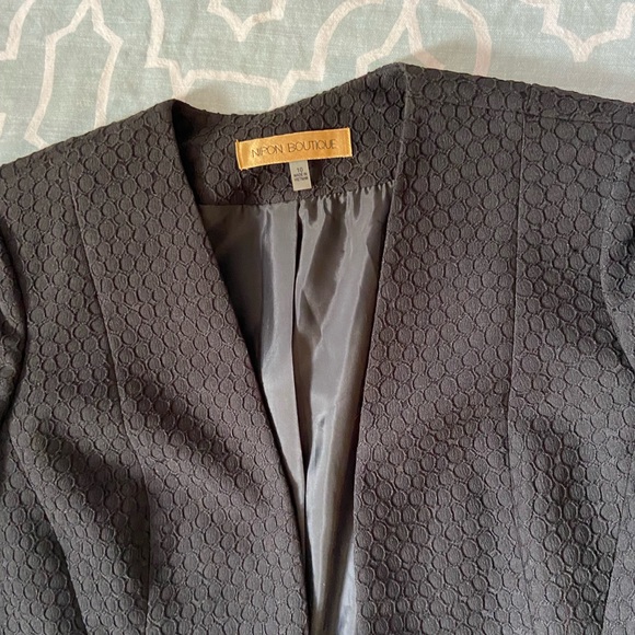 2/$10 Black Quilted Blazer - Picture 5 of 5